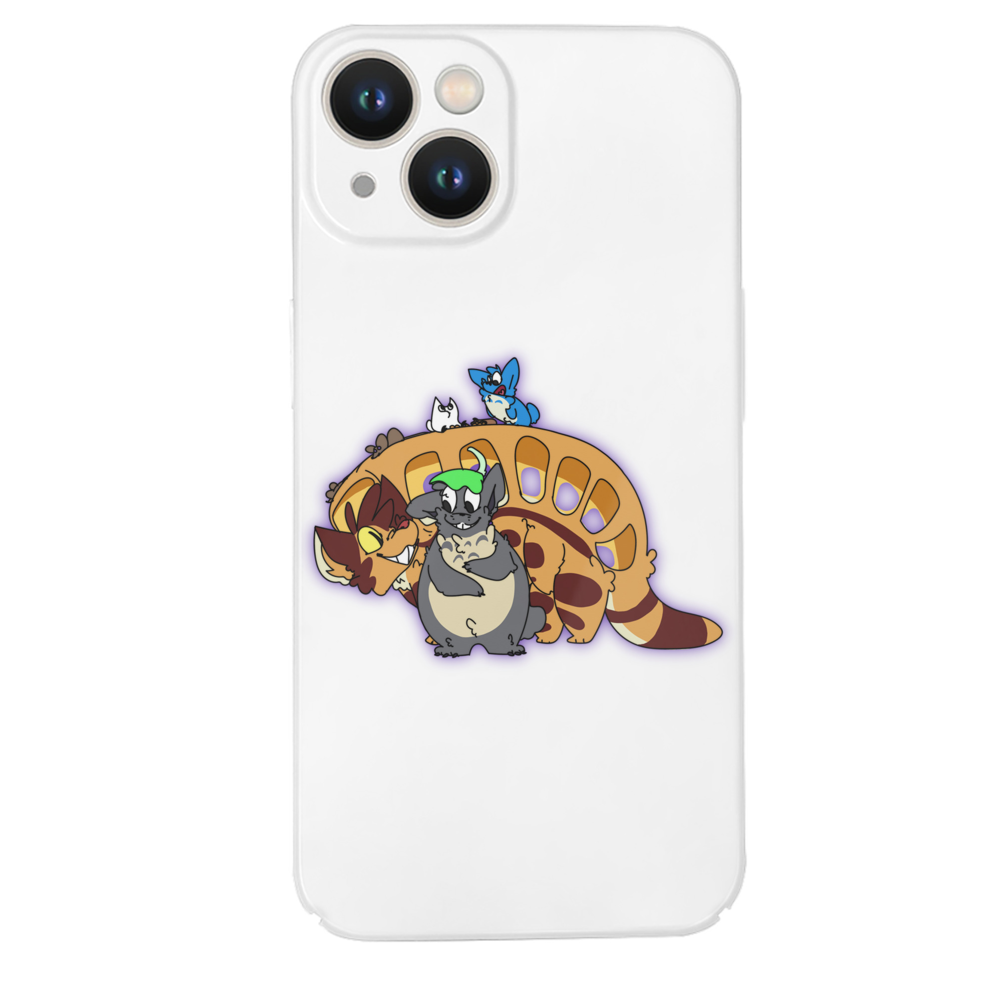 （画像用） となりのトトロ 草壁メイ 草壁サツキ My Neighbor Totoro Satsuki Kusakabe Mei Kusakabe 【iPhone 14シリーズ対応】ハードケース